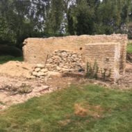 Demolishing barn and recycling in garden design